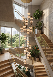 Hourglass Duo Alabaster Pendant Lamp