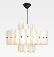 Lorna Glass Double Tier Chandelier 25