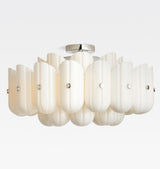Lorna Glass Double Tier Flush Mount 25