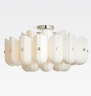 Lorna Glass Double Tier Flush Mount 25