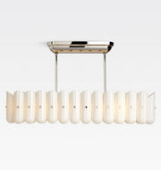Lorna Glass Linear Chandelier 55