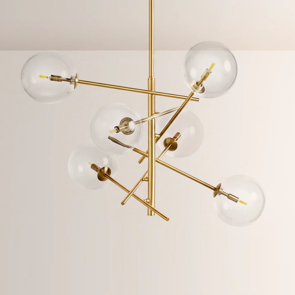 Apolo Modern Glass Ball Chandelier