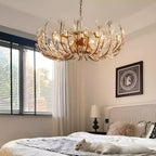 Adela 8 Light Chandelier 32“-Kimoylights