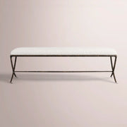 Caloria X-Base Bench — FORGED BRONZE / SNOW WHITE