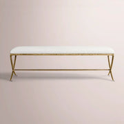 Caloria X-Base Bench — FORGED BRASS / SNOW WHITE