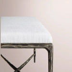 Caloria Fabric End-of-Bed Bench — FORGED BRONZE / 60