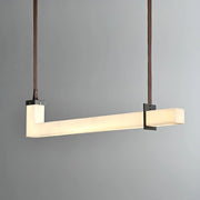 L-Shaped Linear Alabaster Pendant Lamp — image 17