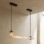 L-Shaped Linear Alabaster Pendant Lamp — image 14