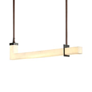 L-Shaped Linear Alabaster Pendant Lamp — image 20