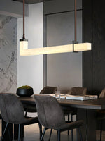 L-Shaped Linear Alabaster Pendant Lamp — image 11