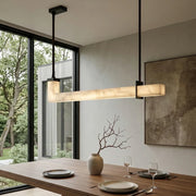 L-Shaped Linear Alabaster Pendant Lamp — image 3