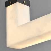 L-Shaped Linear Alabaster Pendant Lamp — image 15