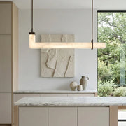 L-Shaped Linear Alabaster Pendant Lamp — image 5