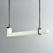 L-Shaped Linear Alabaster Pendant Lamp — image 18