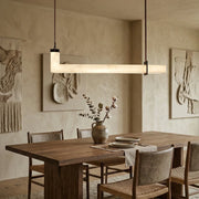 L-Shaped Linear Alabaster Pendant Lamp — image 8