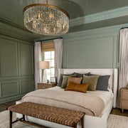 Leyland Crystal Round Chandelier