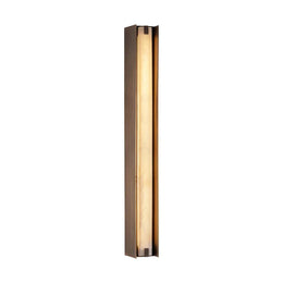 Linear Symmetry Alabaster Wall Sconce