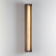 Linear Symmetry Alabaster Wall Sconce