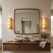 Lisbeth Fluted Alabaster Wall Sconce