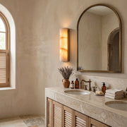 Lisbeth Fluted Alabaster Wall Sconce
