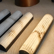 Lisbeth Fluted Alabaster Wall Sconce
