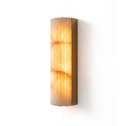 Lisbeth Fluted Alabaster Wall Sconce