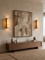 Lisbeth Fluted Alabaster Wall Sconce