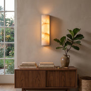 Lisbeth Fluted Alabaster Wall Sconce