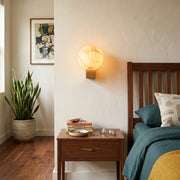 Lunara Alabaster Globe Wall Sconce