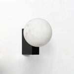 Lunara Alabaster Globe Wall Sconce