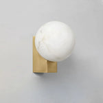 Lunara Alabaster Globe Wall Sconce