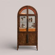 Harlina Burl Bar Cabinet — AUBURN BURL