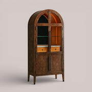 Harlina Burl Bar Cabinet — AUBURN BURL