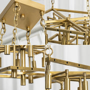 Maren Tiered Alabaster Tile Chandelier