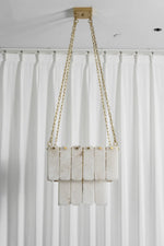 Maren Tiered Alabaster Tile Chandelier