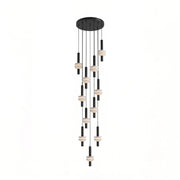 Marlen Stacked Stone Alabaster Chandelier