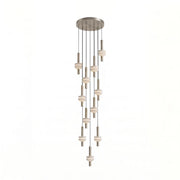 Marlen Stacked Stone Alabaster Chandelier