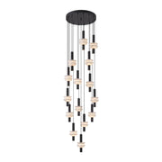 Marlen Stacked Stone Alabaster Chandelier