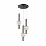 Marlen Stacked Stone Alabaster Chandelier