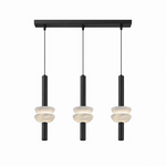 Marlen Stacked Stone Alabaster Chandelier