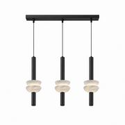 Marlen Stacked Stone Alabaster Chandelier