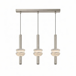 Marlen Stacked Stone Alabaster Chandelier