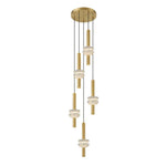 Marlen Stacked Stone Alabaster Chandelier