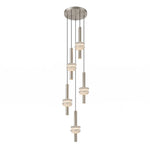 Marlen Stacked Stone Alabaster Chandelier