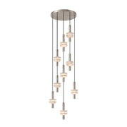 Marlen Stacked Stone Alabaster Chandelier