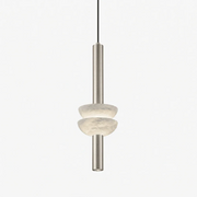 Marlen Stacked Stone Alabaster Chandelier