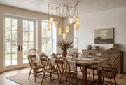 Marlowe Stacked Alabaster Chain Chandelier