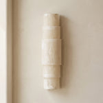 Multi Layer Stacked Alabaster Wall Lamp