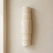 Multi Layer Stacked Alabaster Wall Lamp