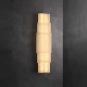 Multi Layer Stacked Alabaster Wall Lamp